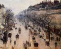 boulevard montmartre hiver matin 1897 Camille Pissarro Parisien